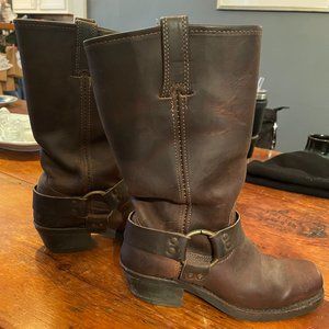 Frye Boots-Harness 12R Style #77300, Size 6, Color-Smoke